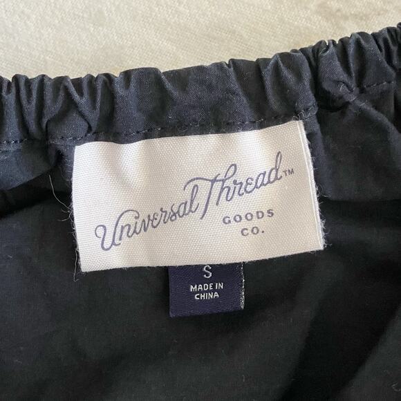 Universal Thread Small Flutter Sleeve Maxi Sundress Empire Waist Ruffle Trim - Picture 4 of 8